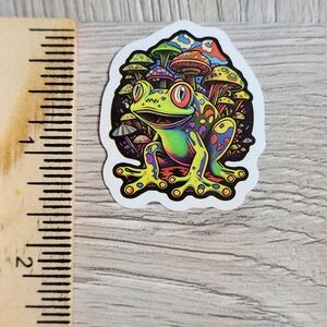 10 for $10 Funky Frog Stickers Decals Psychedelic Frogs Animal Sticker
